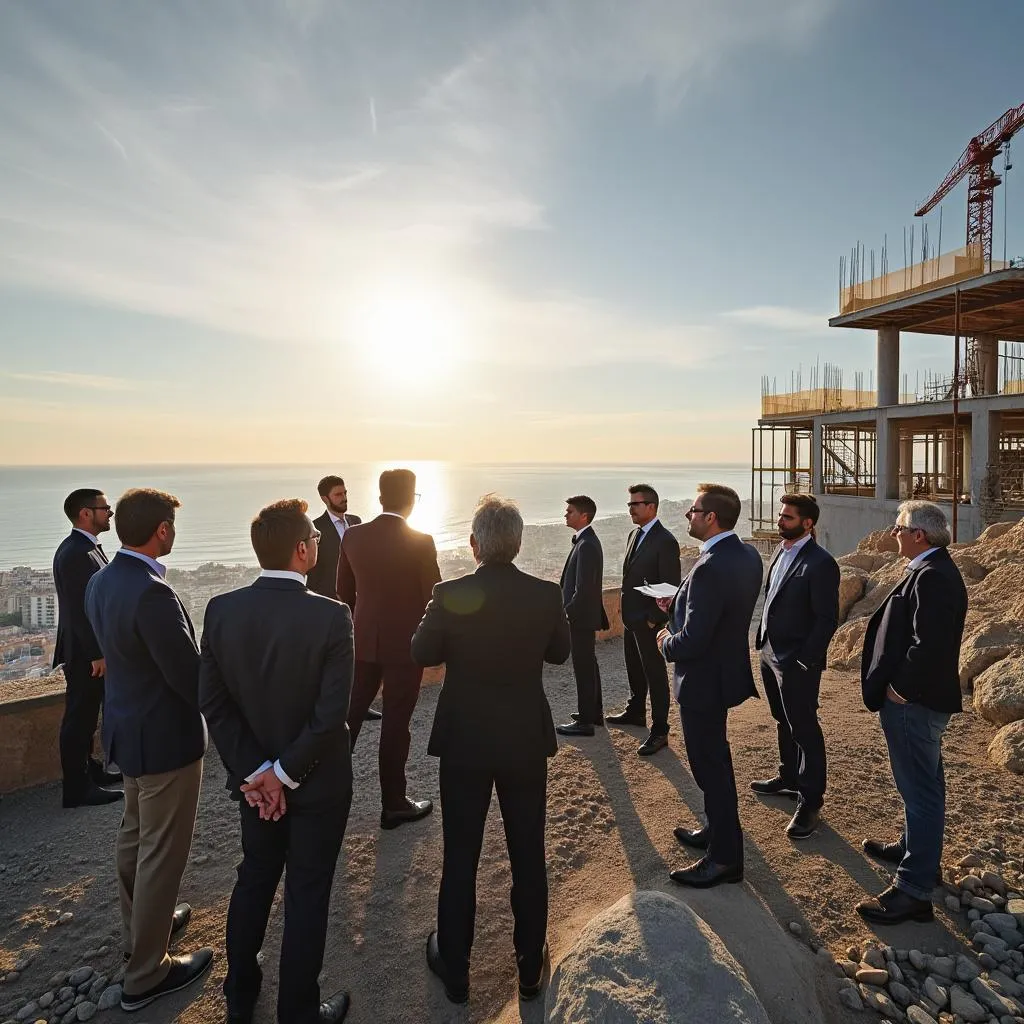 Visita a proyecto inmobiliario en Barcelona